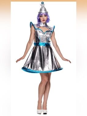 Super cute space girl, Martian, sci-fi costume cosplay size L